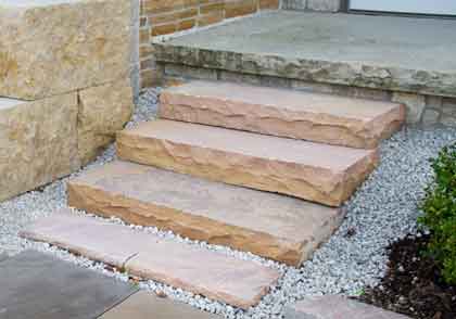 steps of natural stone product