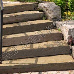 Stairs of natural stone