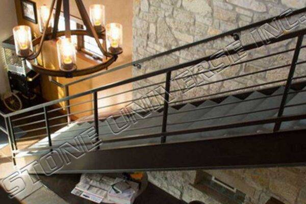 Stair of Antique Black Natural stone