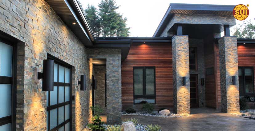 Natural stone sustainable building